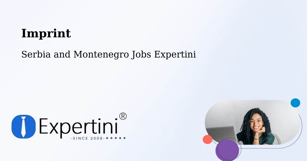 Imprint – Maria - Serbia and Montenegro Jobs Expertini